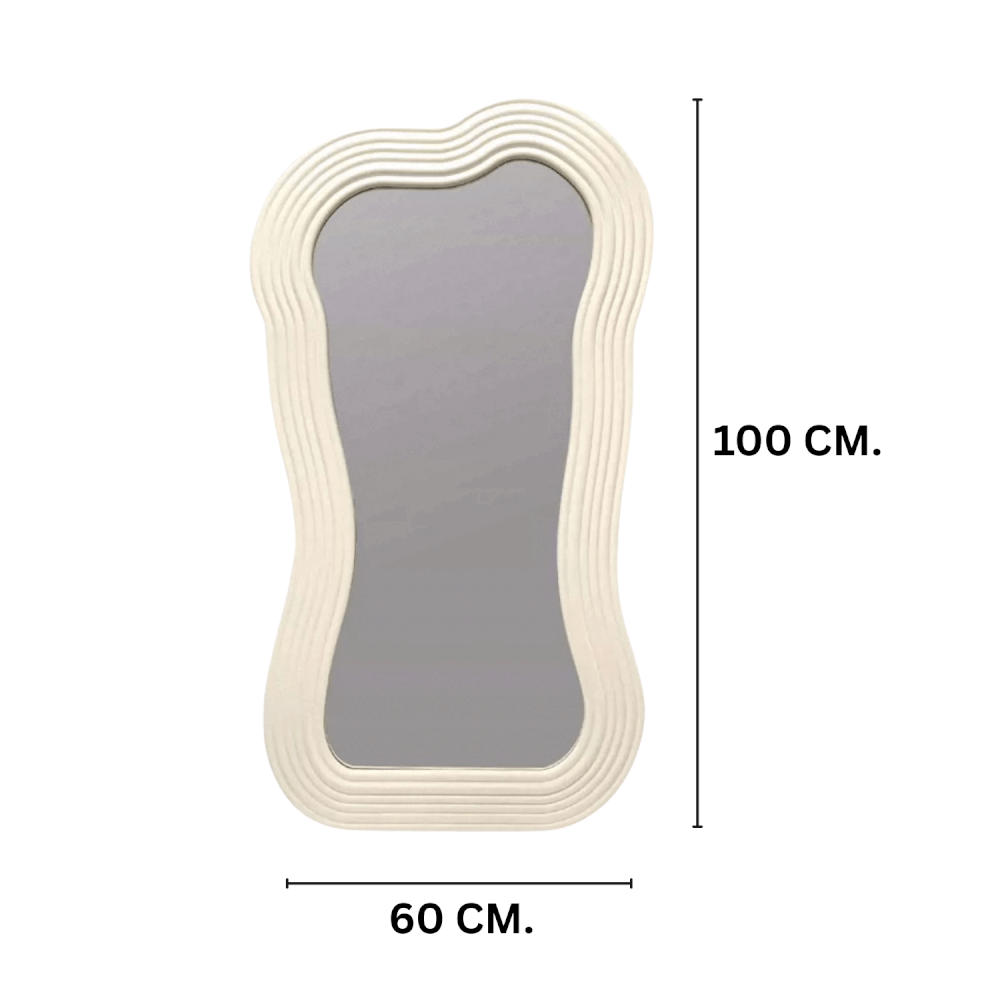 กระจกตั้งพื้น MY DOLLS HOUSE ZENN 100 CM. สีขาว_1